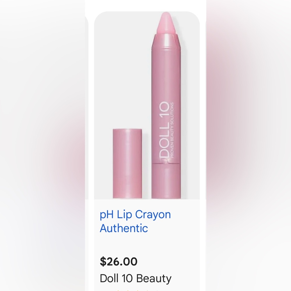 Doll 10 In The Mood PH Adaptive Lip Crayon in Authentic (Pink)